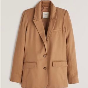 Abercrombie & Fitch Singe Breasted Blazer - Size M - Color: camel- like new